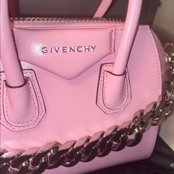 Givenchy Pink Mini Antigona Chain Bag - Picture 7 of 10